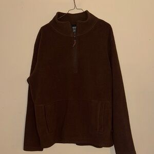Free Fly Fleece 2XL Men's Brown Half-Zip Sweater